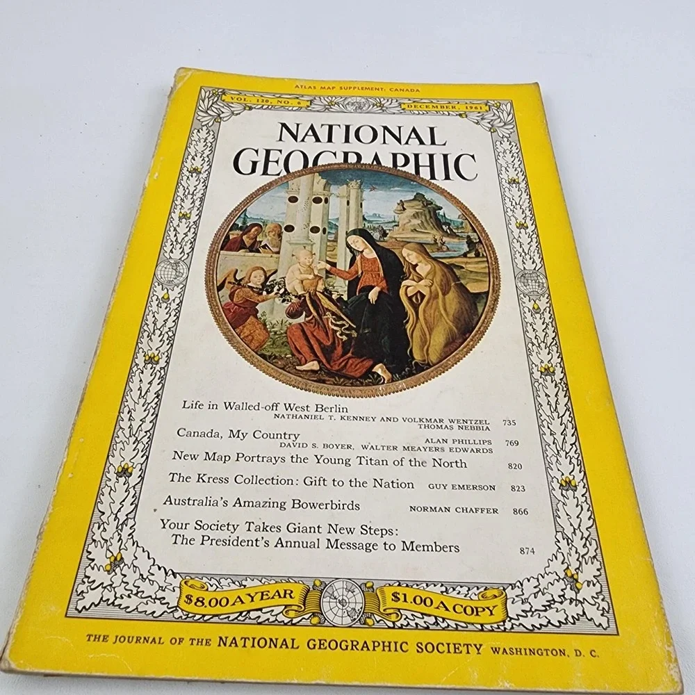 National‎ Geographic Magazine December 1961 No Insert